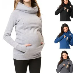 Clothes for Pregnant Women Clothes for Nursing Mothers Warm Maternity Hoodie Clothes for Nursing Pregnant Woman Clothes Pregnant