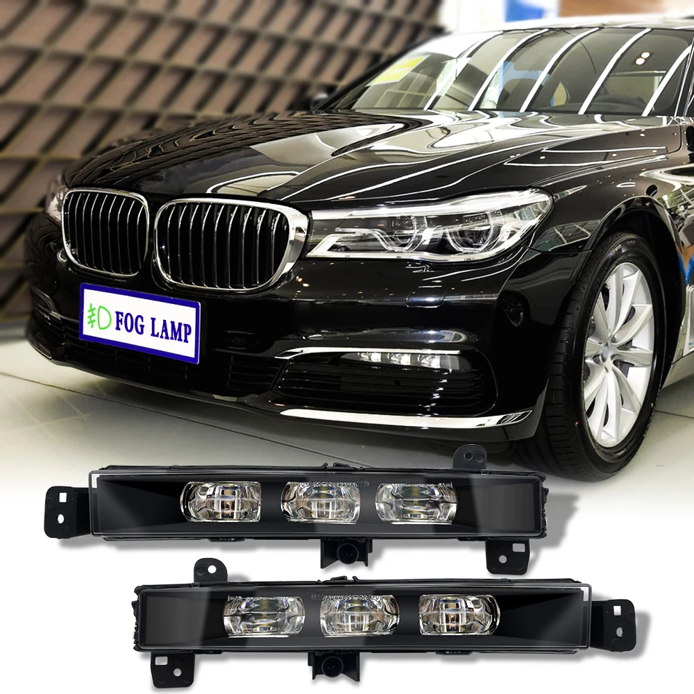 

For BMW 7 Series G11 G12 2016 2017 2018 2019 Car-Styling Front Bumper LED DRL Daytime Running Light Fog Lamp Light