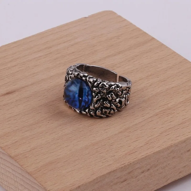 Creative Evil Eye Rings For Men Women Personality Male Punk Yellow Ring Jewelry Men\'s Bar Night Club Hip Hop Accessories Gifts