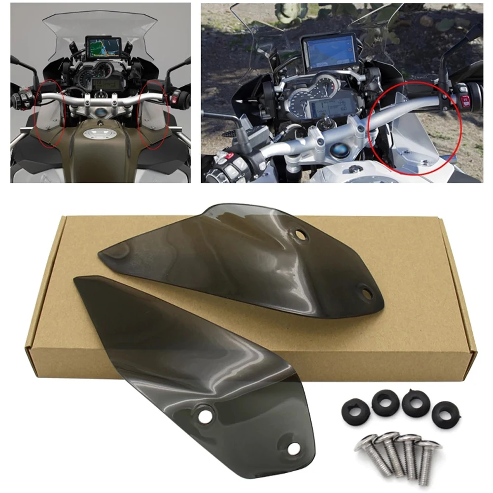 Pára-brisas lateral para BMW R 1200 1250 GS ADV, Painel de pára-brisas, Defletor de vento para BMW R1200GS Adv 2014-2020 R1250GS Adventure 2019-2021, Novo