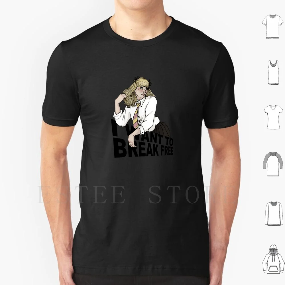 I Want To Break Free Rogerina T Shirt Print Cotton Queen Roger Taylor Rogerina I Want To Break Free Bohemian Rapsody Borhap Ben