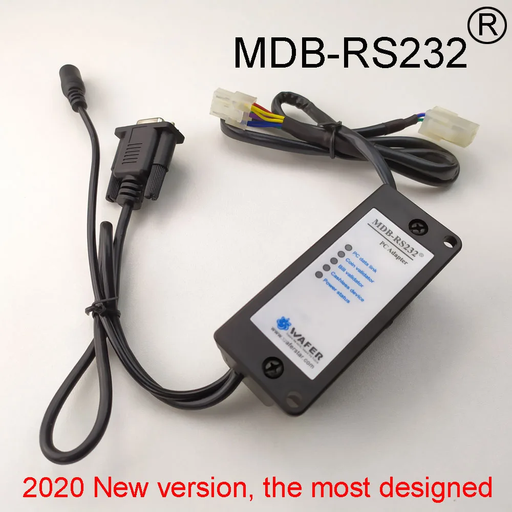 Nouveau dispositif de MDB-RS232 de version 2020 pour convertir les données de validateur de pièce de monnaie MDB au PC RS232 pour l\'ordinateur de