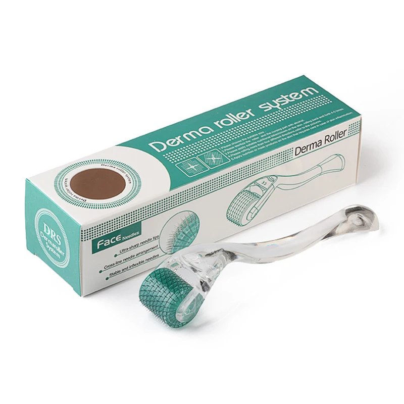 DRS 192 Derma Roller Gesicht Massage Roller Haar Nachwachsen Bart Wachstum Anti Haarausfall Behandlung Schönheit Werkzeug