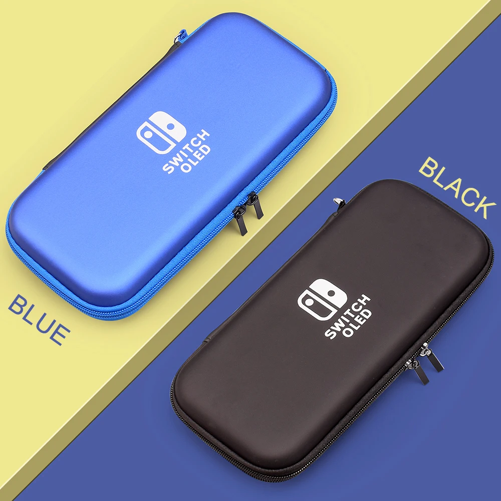 Ns Oled Tay Cầm Cứng Pu Bảo Vệ Mang Theo Túi Phụ Kiện Túi Bảo Quản Ốp Lưng Có Dây Cầm Tay Cho Máy Nintendo Switch Oled bao Da