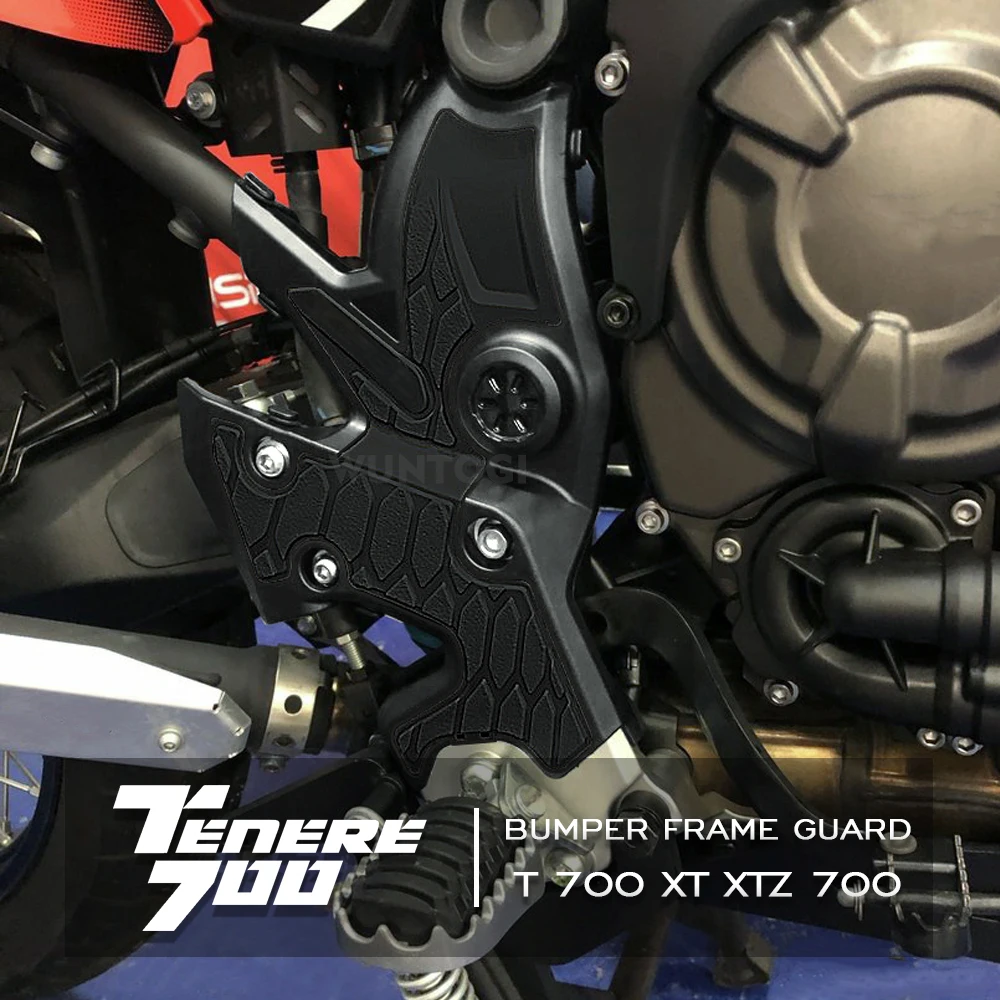 TENERE 700 Accessories Frame Bumper Cover for Yamaha Tenere 700 T700 T7 2022 Bumper Frame Protection Guard