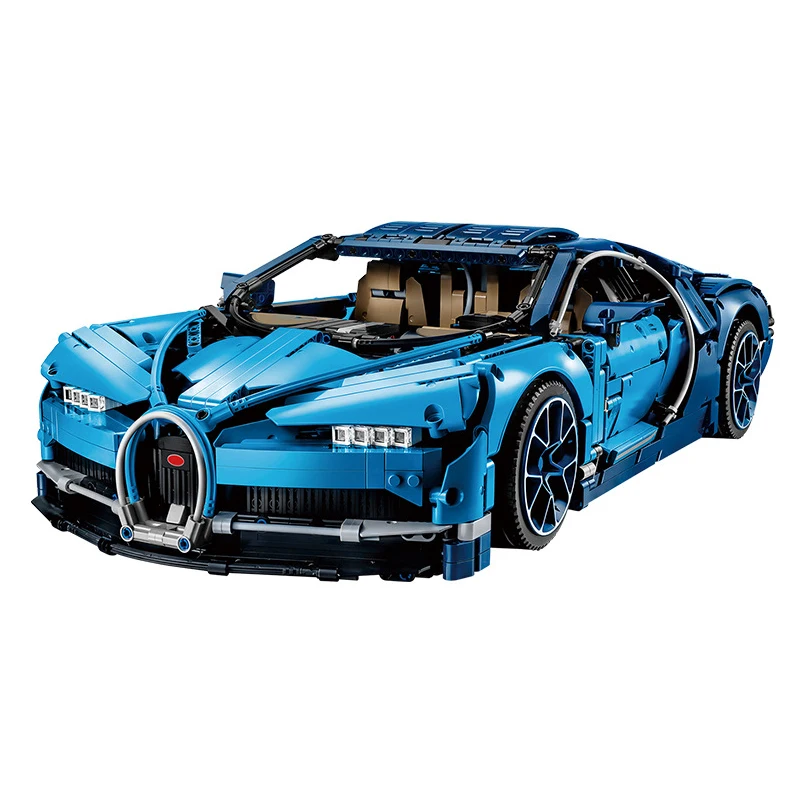 Super Racing Technical Car Bugattied Chiron Model Static Building Blocks Brick Set Kids Toys For Children Boy Christmas DIY Gift