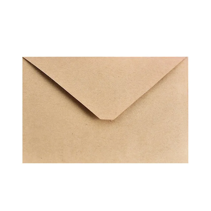 (10 Pieces/Lot) 15*11cm Retro Solid Color Antique Kraft Paper Envelope For Greeting Card Postcard Letter Invitation