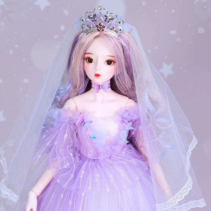 DBS Dream Fairy 1/3 BJD doll Fantasy Collection mechanical joint Body Including hair eyes clothes 62cm height girls SD