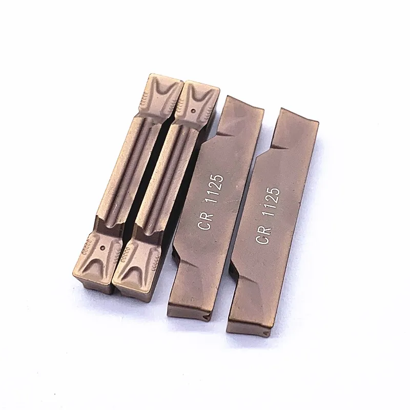 N123G2 0400 004 CR1125/TF4225คาร์ไบด์แทรกเครื่องกลึงเครื่องมือ Groove แทรกตัด N123G2โลหะผสมแทรก