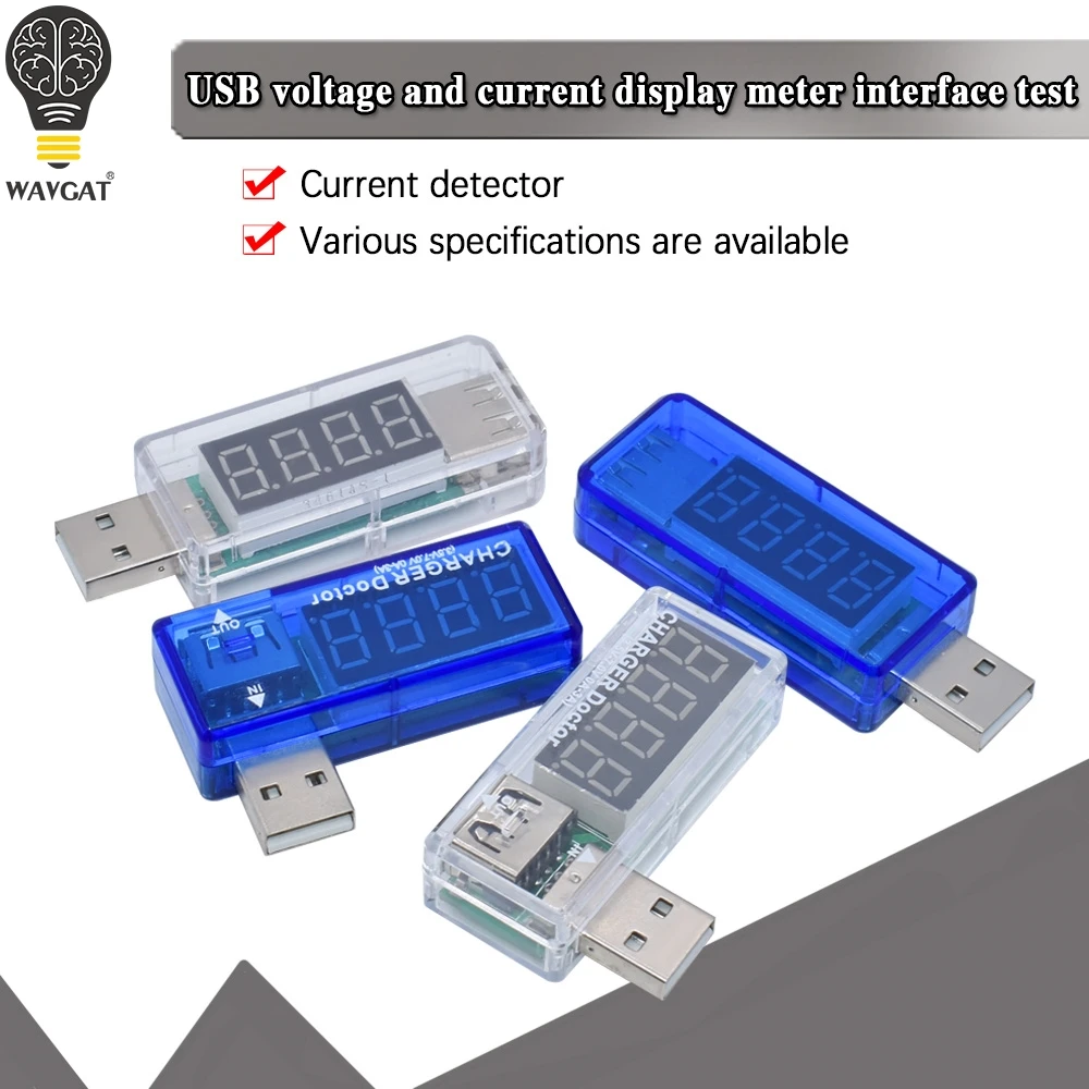 Digital USB Mobile Power charging current voltage Tester Meter Mini USB charger doctor voltmeter ammeter