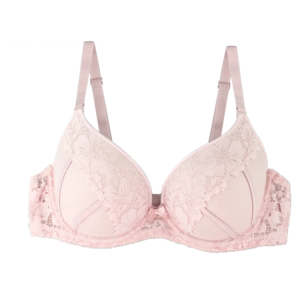 

Mierside 1195c Push Up Bra High-Quality And Beautiful Bra Floral Lace Trim For Women's Underwear