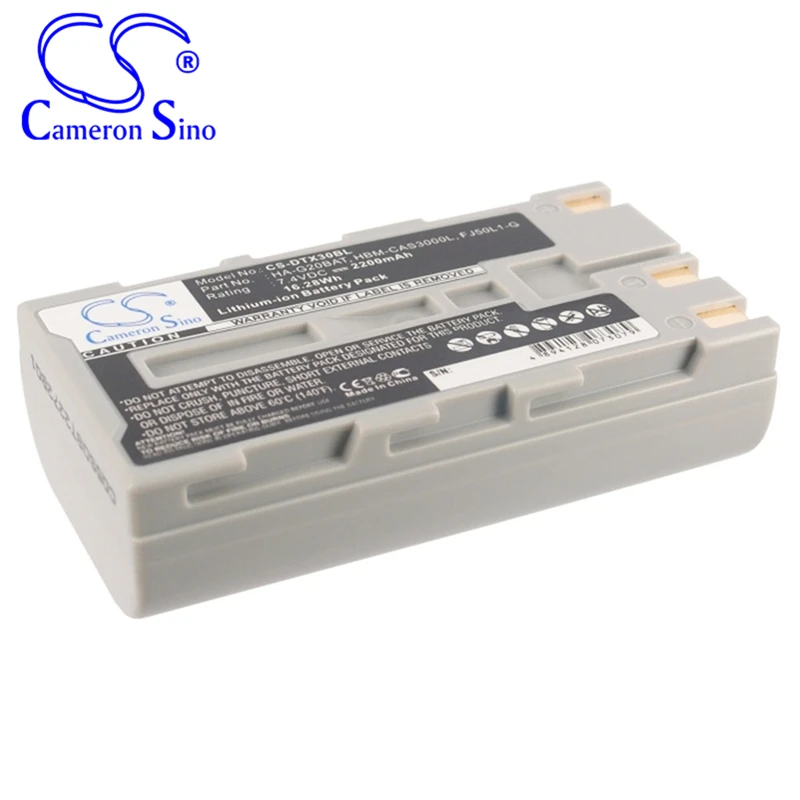 CameronSino Battery for Casio DT-X30 X30GR-30C IT-9000 HA-G20BAT HBM-CAS3000L fits Hioki Z1007 Barcode Scanner battery 2200mAh