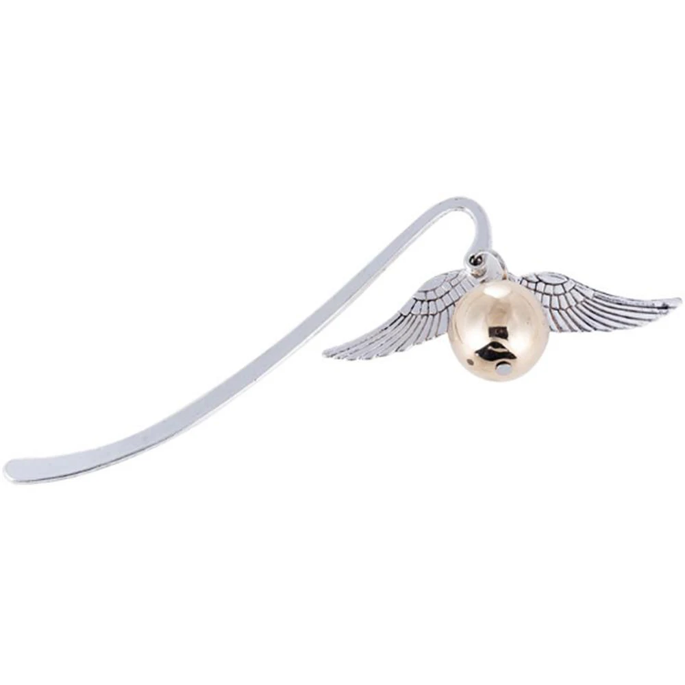 1 Pcs Creative Gold Best Gift For Reader Snitch Metal Bookmark Tibetan Silver Potterhead Bookmark