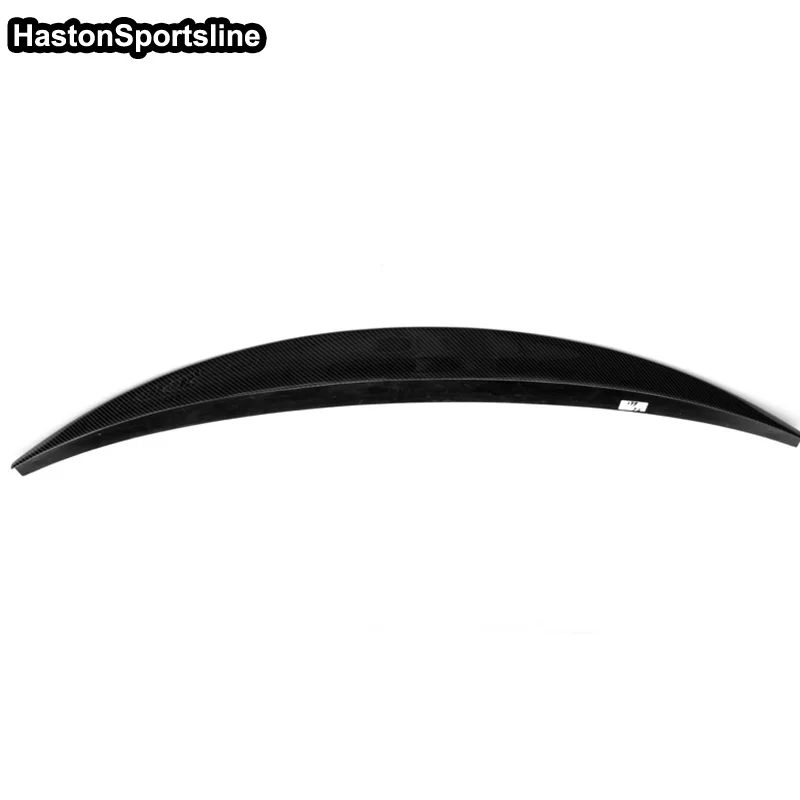 S4 B8.5 Modified HK Style Carbon Fiber Rear Trunk Luggage Compartment Spoiler Car Wing for Audi S4 8.5 4Door 2013-2015