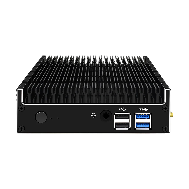 Intel Core i5-10210U Quad Cores 6USB брандмауэр мини-ПК безвентиляторный ПК Windows 10 pro Desktop USB3.0 Htpc MINIP