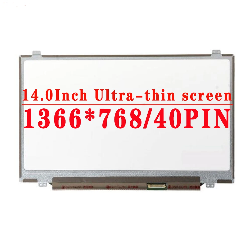 14.0 inch 1366x768 40PIN LVDS Ultra-thin LCD Screen For ENVY 4 Series HP 14-V048TX HP DV4 Series M4-1018TX  14-R217 14-n029 LCD