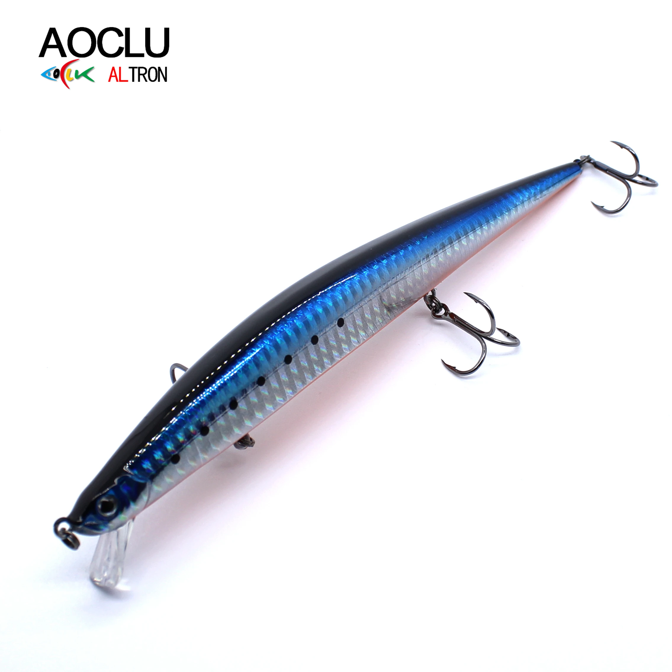 

AOCLU-Hard Bait Long Casting, Jerkbait Wobblers Big Minnow Tackle Fishing Lure, Weight Transfer System, 17.5cm, 28.6g Depth 0.5m