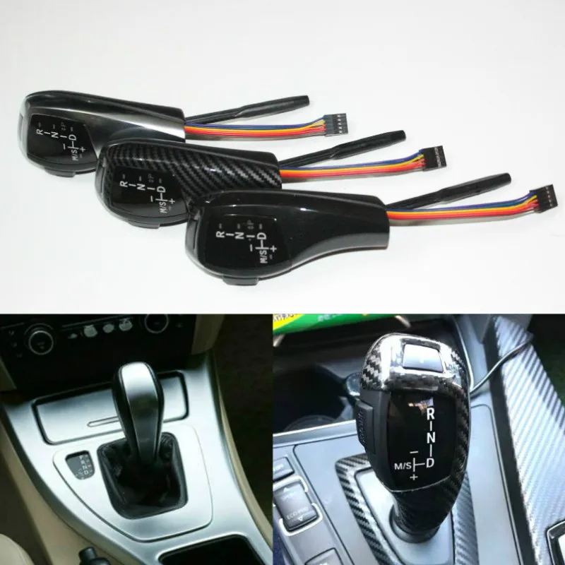 

F30 Style Shift Handle Replacement PU Leather for BMW 6 Series 2004-2006 E63 Accessories LED Gear Shift Knob