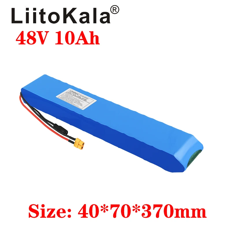 LiitoKala 48V e-bike battery 48v 10ah li ion battery pack bike conversion kit bafang 1000w and 54.6V2A charger