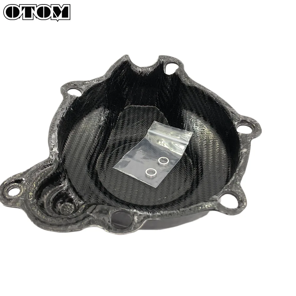 OTOM Motorcycle 2021 New Magneto Engine Clutch Cover Protective Guard For HUSQVARNA TC125 TE150i TE150 Motocross Accessories