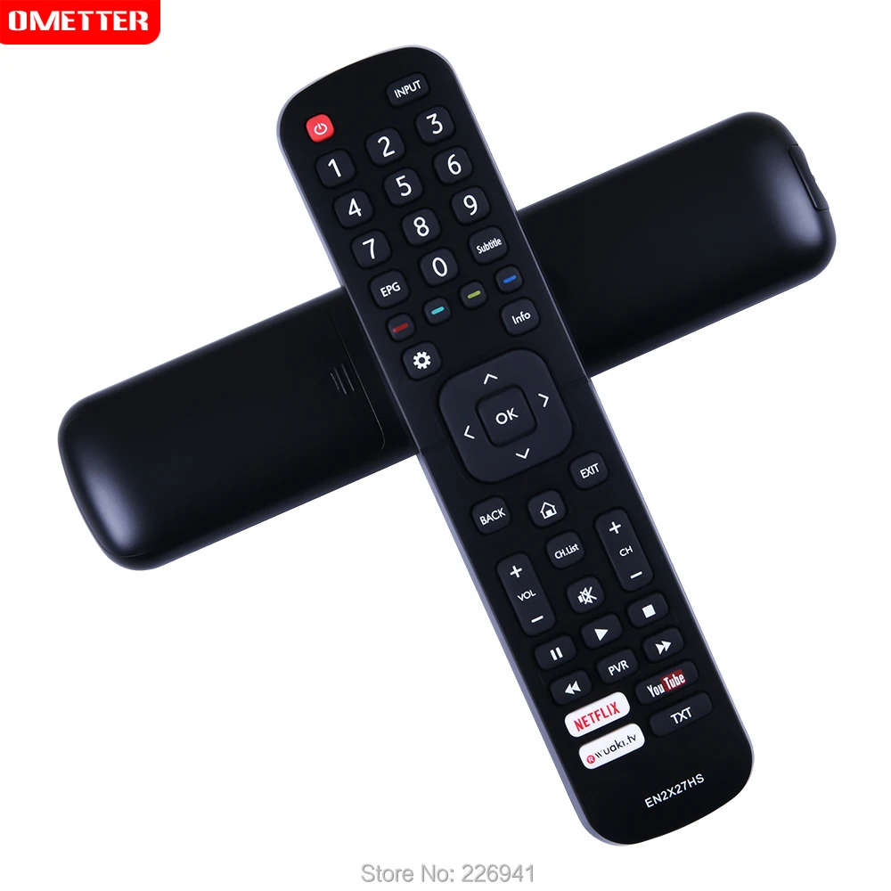 Smart TV Remote Control Wireless Switch for Hisense 43K300UWTS 65M7000 EN2X27HS 4K Television Replacement Controller