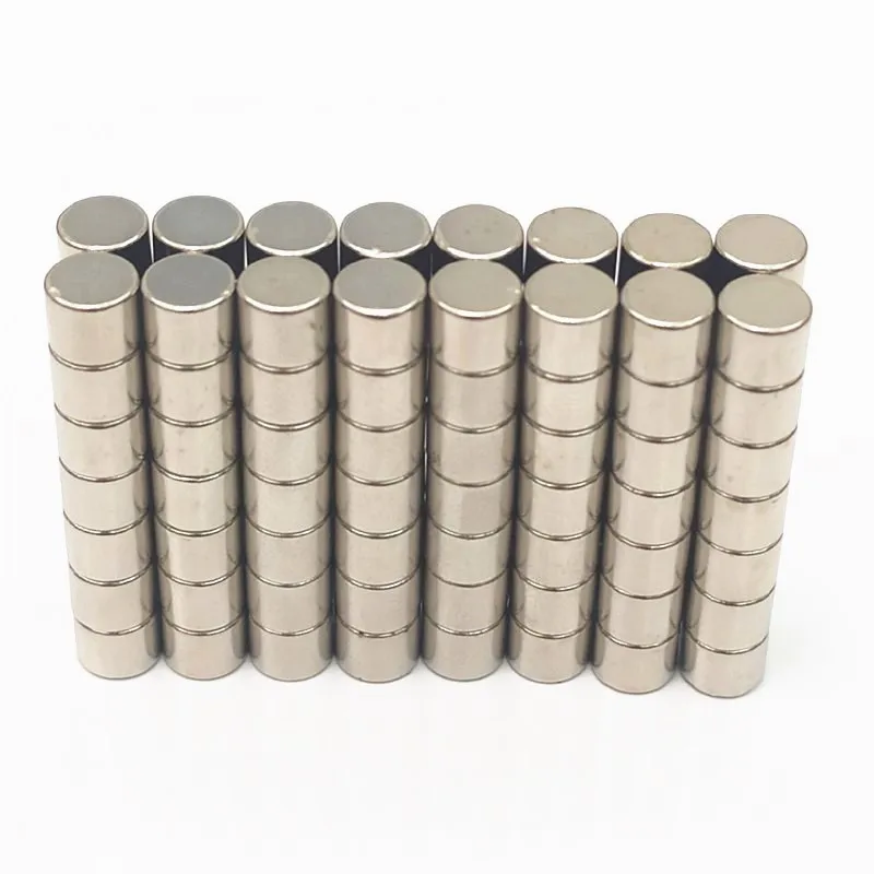 6ミリメートル × 6ミリメートル小さなラウンドネオジムディスク磁石6x6径N35ミリスーパーストロング超強力な希土類磁石6x6ミリメートル磁気スタンド