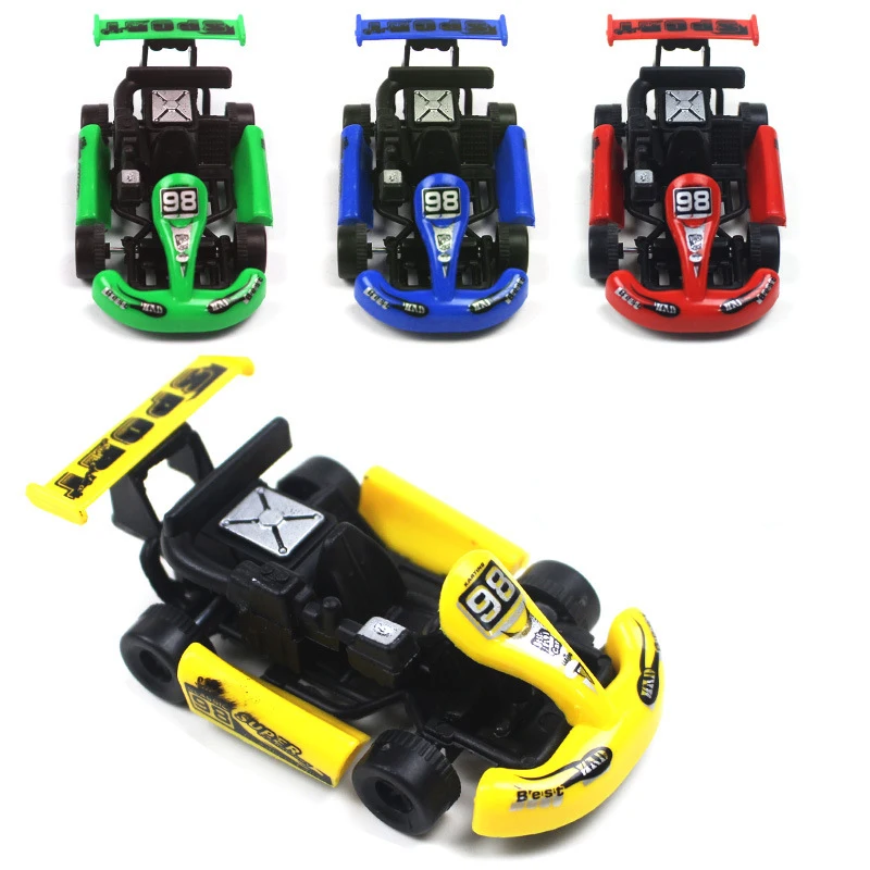 Child Boy Kart Model Toy Pull Back Car Toy Model Child Mini Car Racing Toy Birthday Gift Toy Child Christmas Gift