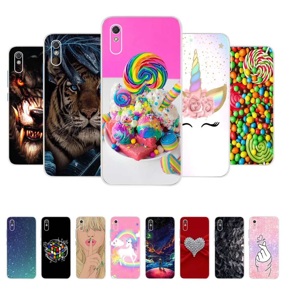 For Xiaomi Redmi 9A Case Silicone Soft TPU Fundas Phone Case For Capa Xiaomi Xiaomi Redmi 9A Redmi9A 9 A A9 Case Redmi 9a Cover