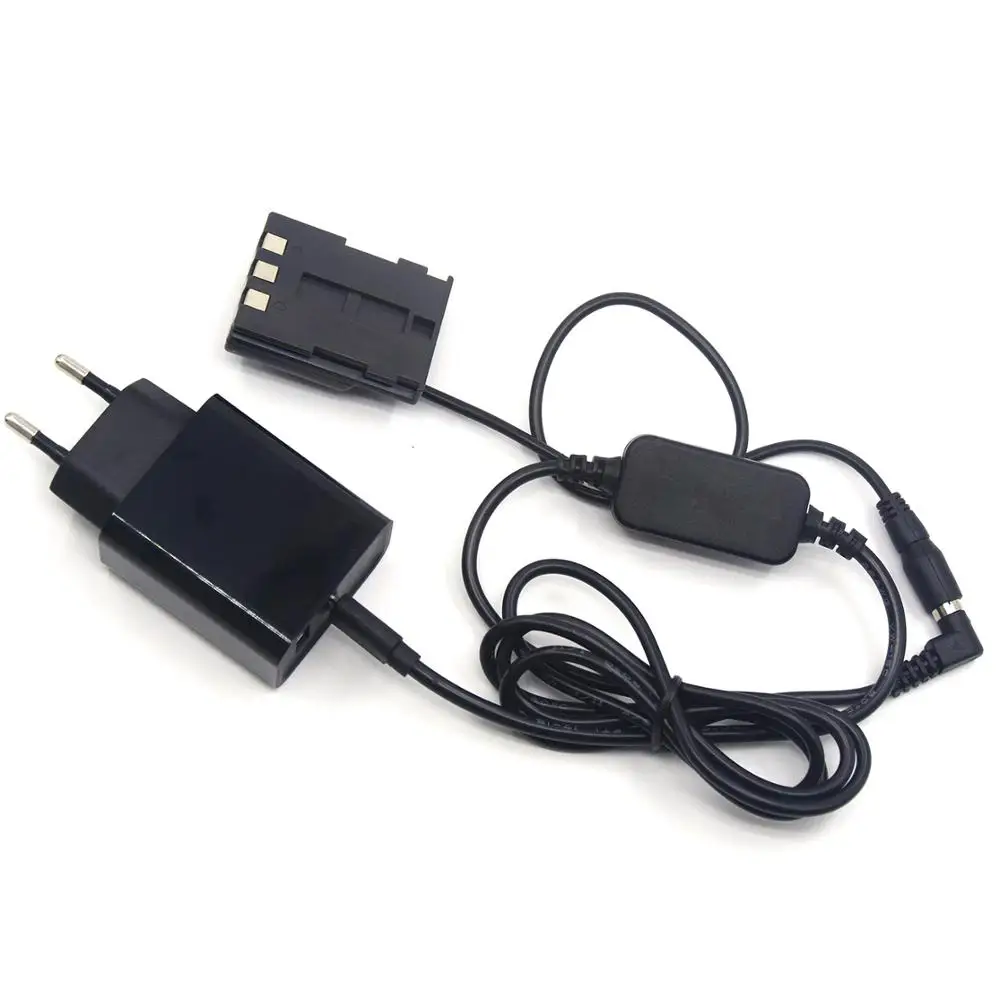 キヤノンG9s40 s45 s50 s60 s70 s80 350d 400d用USBタイプC電源ケーブル付きダミーバッテリー充電器、DCカプラーnb-2l 2lh