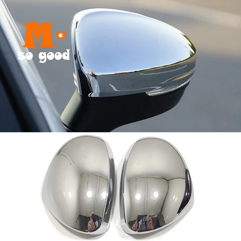 ABS Chrome For Tiguan 2009-13 14 15 2016 Car Rearview side door turning Mirror decoration Cover Trim accessories styling 2pcs