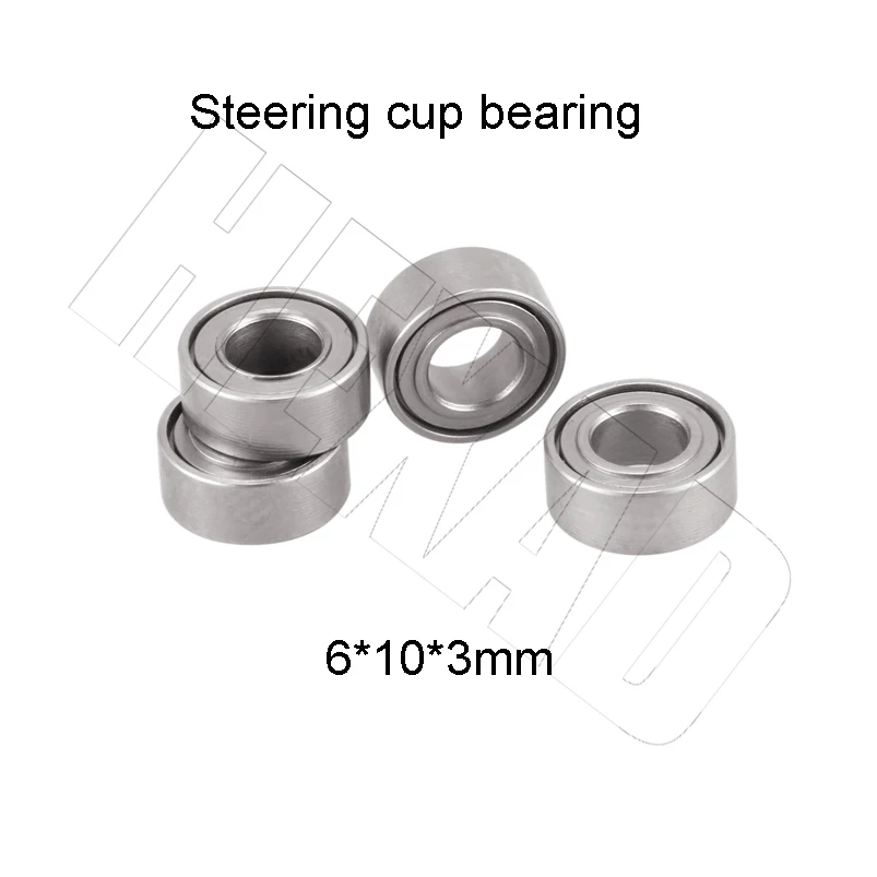 4Pcs WPL / MN RC Car Crawler Truck Spare Parts Front And Rear Axle High Speed Bearing Steering Cup Bearing