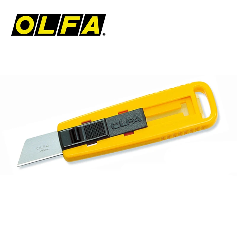 OLFA SK-3 Utility Compact Knife Light-duty Cutter Safety Knives Unpacking Paper Cutting Tools Matched Trapezoidal Blade SKB-2/5B