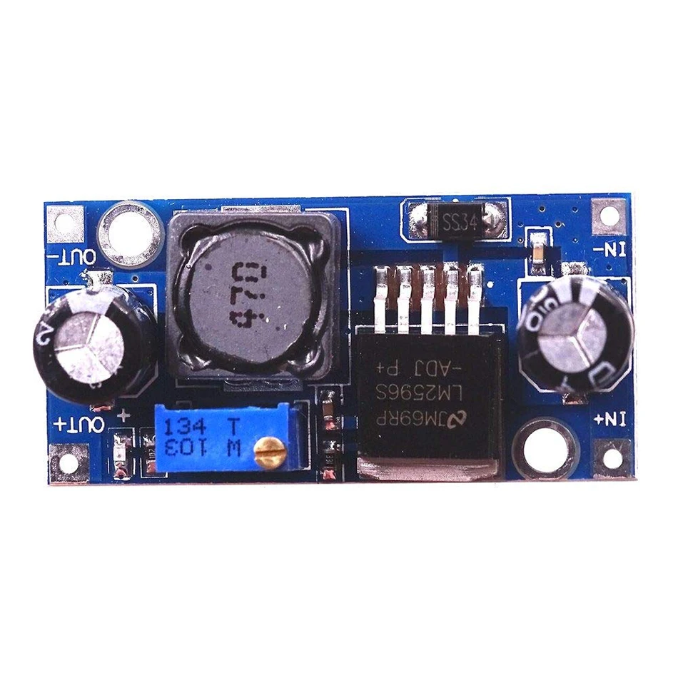 DC-DC Voltage stabilized power supply module Adjustable boost& buck voltage regulator module LM2596S-ADJ MT3608 MP1584EN