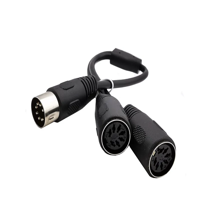 

Кабель Din7pin «папа-мама» DIN 7-контактный разветвитель кабеля MIDI Y-адаптер 7-контактный кабель «папа-мама» 30 см/0,3 м