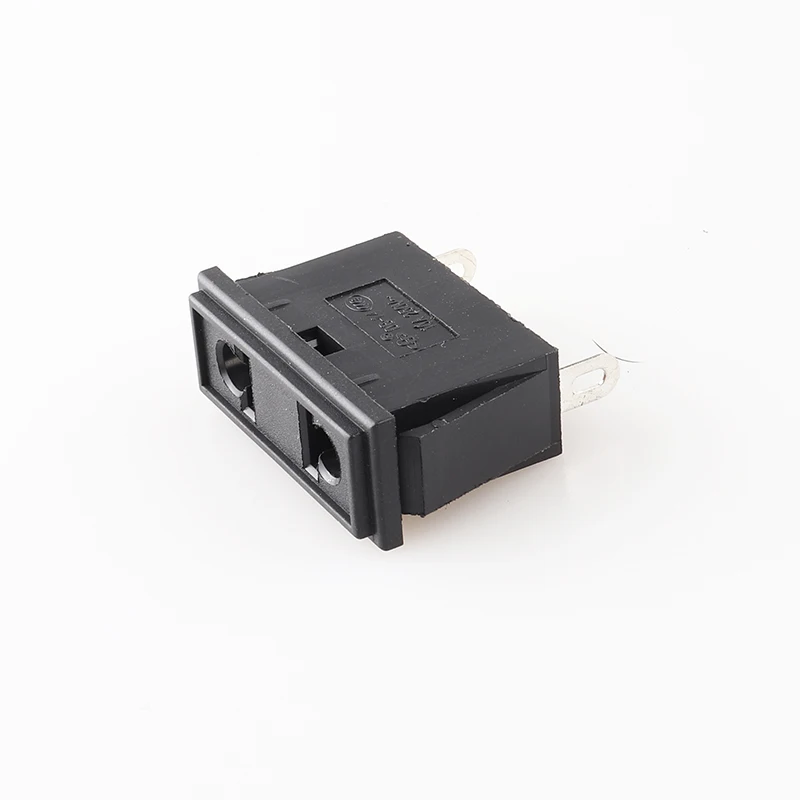 LZ-F-M3 Chassis Female 2PIN AC US Nema 1-15R Inline Socket Plug Adapter Industrial Power Connector Supply Output Outlet 10A/250V