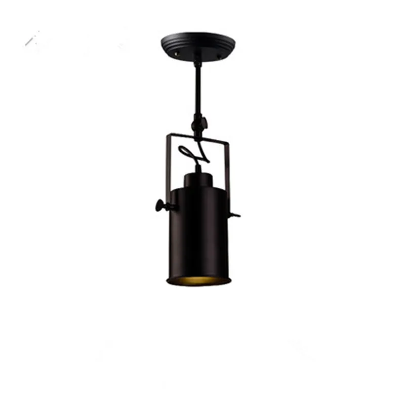 Loft Black Metal LED Living Room Ceiling Lamp Cafe / Cloth Store Down Light Corridor Lamp with LED Bulbs Modern AC