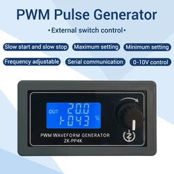 ZK-PP3K ZK-PP4K LCD PWM Waveform Generator 1Hz-150KHz PWM Pulse Frequency Duty Cycle Adjustable Pulse Generator