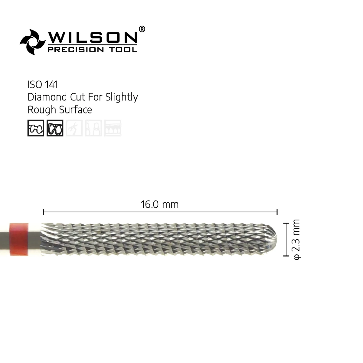 WILSON PRECISION TOOL 5001602-ISO 145 141 023 Tungsten Carbide Burs For Trimming Metal