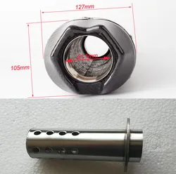 Brothers Exhaust Motorcycle Exhaust Muffler DB Killer End Catalyst DB Killer For Two Brothers Muffler