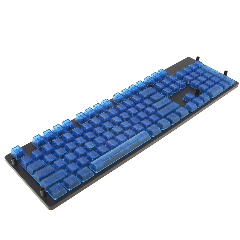 104 tasti ABS Trasparente In Bianco Keycaps Per OEM Interruttori MX Tastiera Gaming