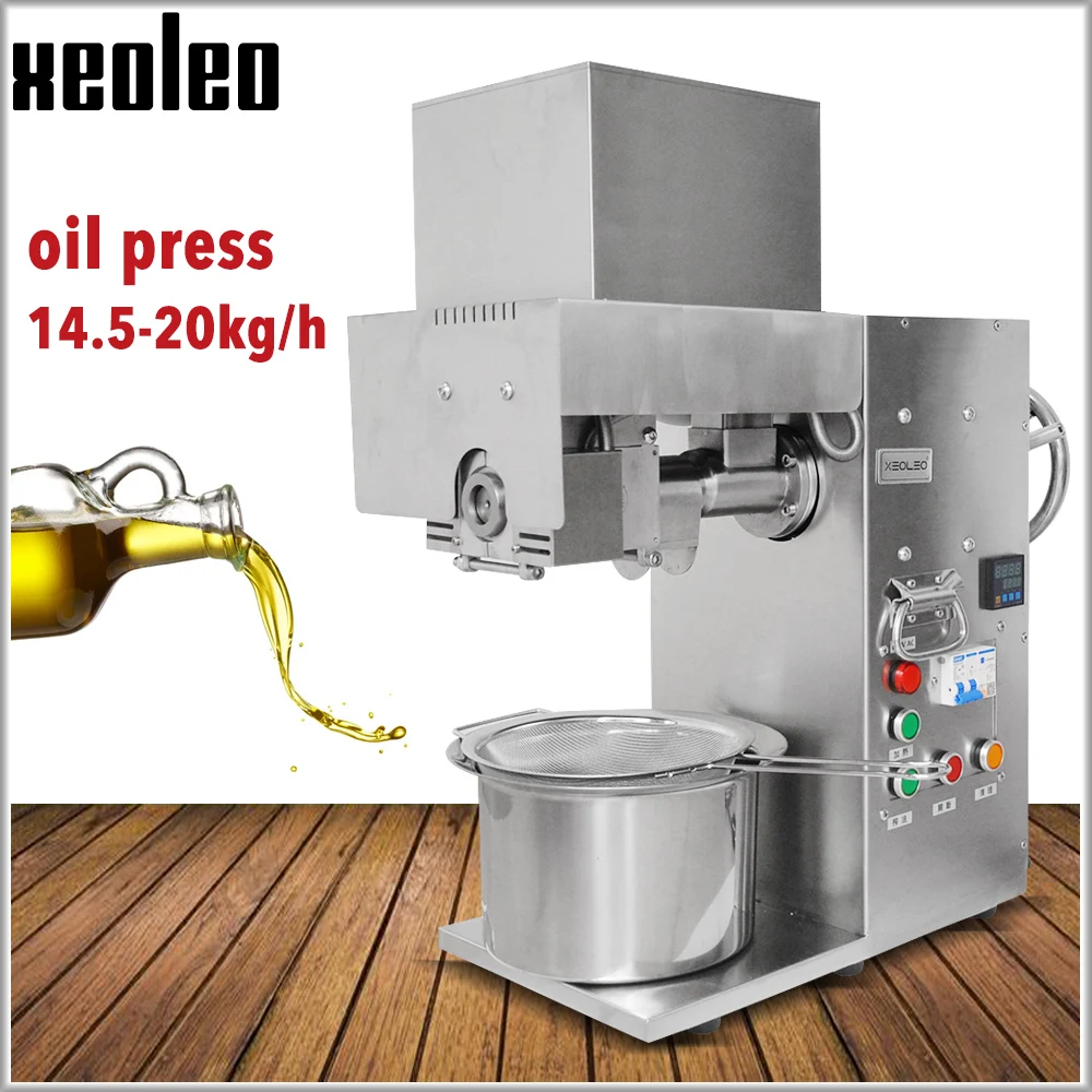 

XEOLEO Oil press machine Commercial Peanut oil extractor machine for sesame/Melon seeds/Rapeseed/flax/walnut Shipping by Sea