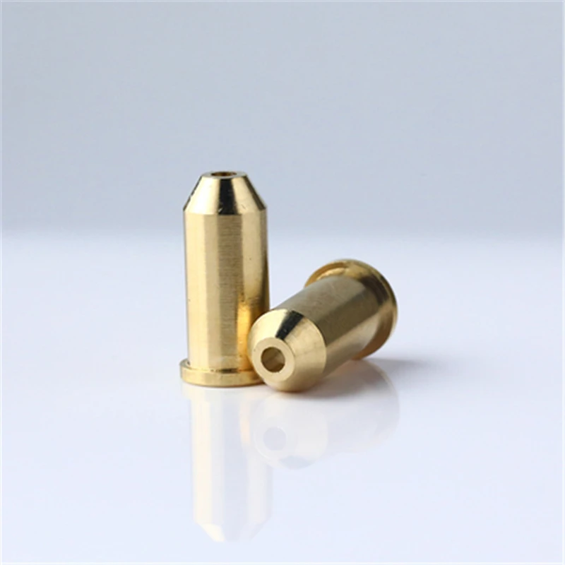 4pcs/Set Brass Copper Nozzle Refill Butane Gas Adapter For Dupont Yellow/Red/Green/Blue Caps Lighter DIY Repair Replacement Part
