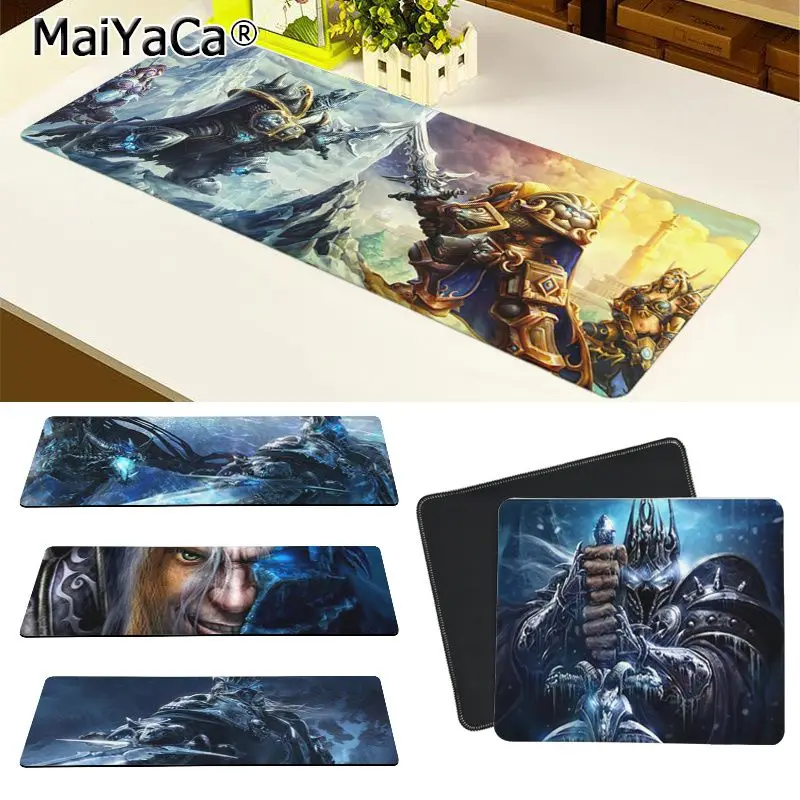 

Maiya Top Quality World of Warcraft Arthas DIY Design Pattern Game mousepad Free Shipping Large Mouse Pad Keyboards Mat