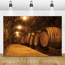 Laeacco Old Wine Cellar Stone Cave Corrider Light Home Decor Pattern Photographic Backgrounds Photography Backdrops Photo Studio