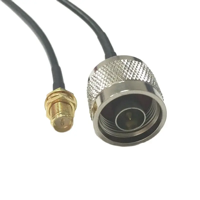 New Modem Coaxial Cable N Male Plug Switch RP-SMA Female Jack Nut Connector RG174 Cable Pigtail 20CM 8