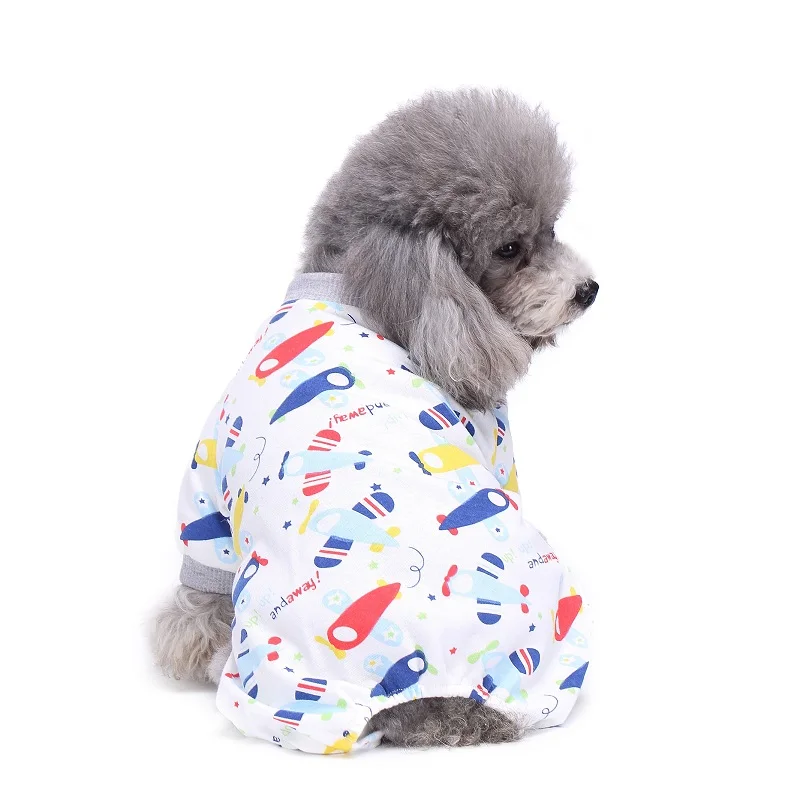 Cute Pet Dog Pajamas Cat Jumpsuit Dog Clothes Four legs Warm Pet Clothing Outfit For Small Dog Coat Pet Hoodies Cat Costume 35