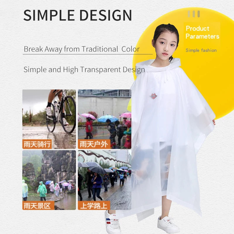 

Raincoat women Camping supplies waterproof biker rain cover waterproof poncho men Women's coat rainrainwater raincoat women