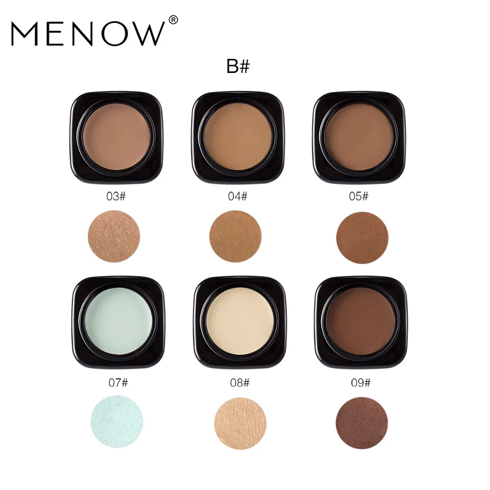 MENOW C16001B Multicolor Concealer Isolation Dark Eye Socket To Brighten The Skin Color Concealer Six Colors Makeup Cosmetic