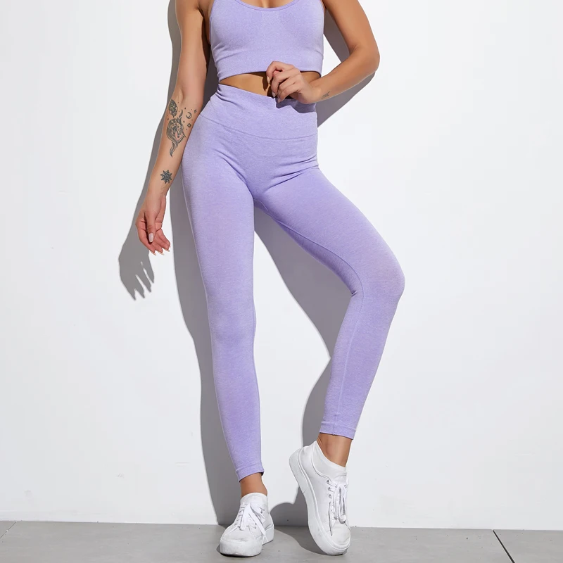 Joga legginsy Sport joga jednolity kolor energia Legging kobiety trening Fitness Jogging spodnie do biegania rajstopy na siłownię Stretch Sportswear