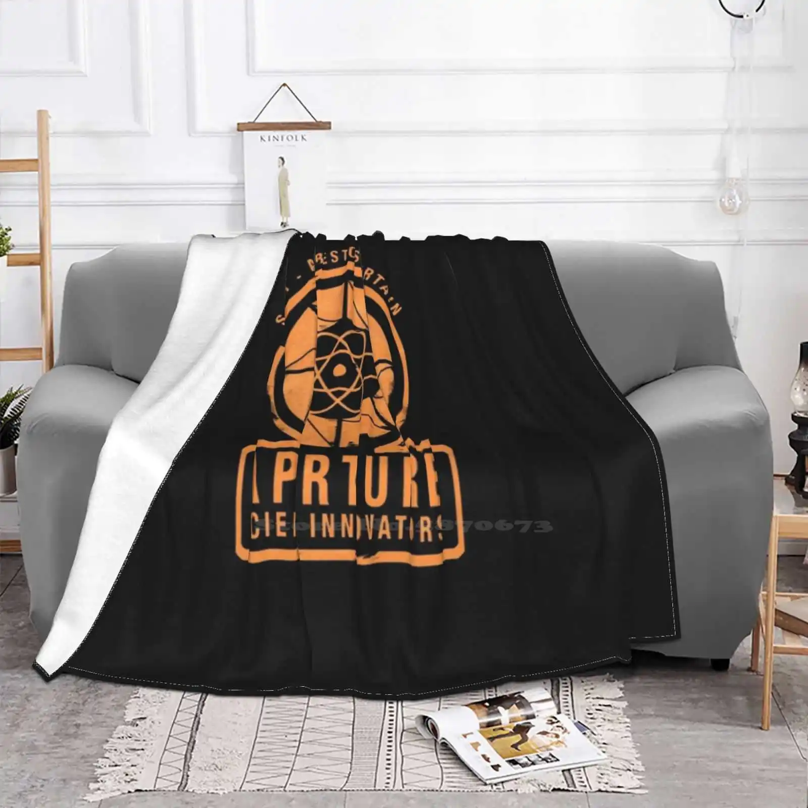 Aperture La Tories Logo Low Price New Print Novelty Fashion Soft Blanket Portal Aperture Science Portal 2 Aperture La Tories